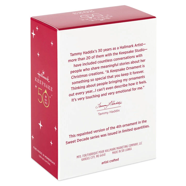 Hallmark Sweet Decade 2023 Special Edition Ornament 6 Hallmark Sweet Decade 2023 Special Edition Ornament - Image 4