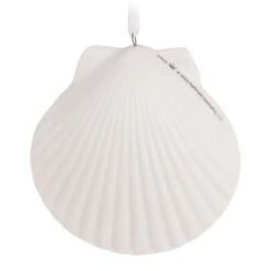 Hallmark A Heart Remembered 2023 Porcelain Ornament -Hallmark A Heart Remembered Seashell Keepsake Ornament 1799QHX3037 06