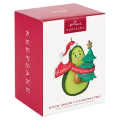 Hallmark Guacin' Around The Christmas Tree Ornament With Sound 11 Hallmark Guacin' Around The Christmas Tree Ornament With Sound -Hallmark Avocado and Christmas Tree Keepsake Ornament 2199QGO2839 04