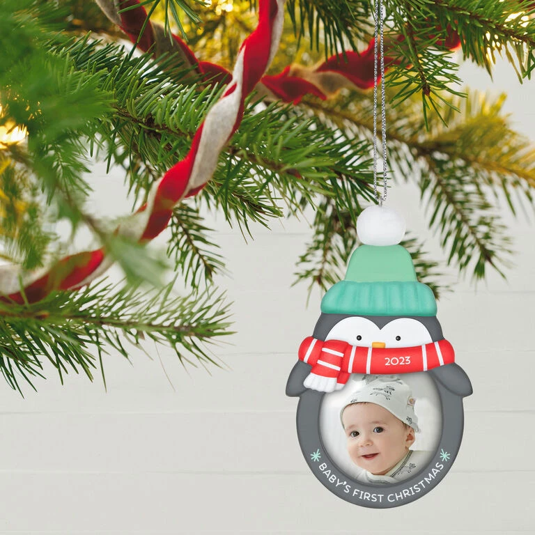 Hallmark Baby's 1st Christmas 2023 Photo Frame Ornament 4 Hallmark Baby's 1st Christmas 2023 Photo Frame Ornament - Image 2
