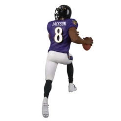 Hallmark NFL Baltimore Ravens Lamar Jackson Ornament -Hallmark Baltimore Ravens Lamar Jackson Keepsake Ornament 2299QXI7167 06