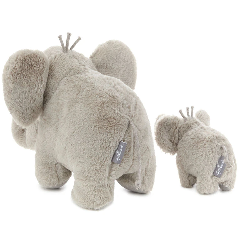 Hallmark Big And Little Elephant Singing Stuffed Animals With Motion, 8" 4 Hallmark Big And Little Elephant Singing Stuffed Animals With Motion, 8" - Image 2