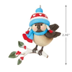 Hallmark Cozy Critters Special Edition Ornament 10 Hallmark Cozy Critters Special Edition Ornament -Hallmark Bird on Snowy Tree Branch Keepsake Ornament 1699QGO2797 03