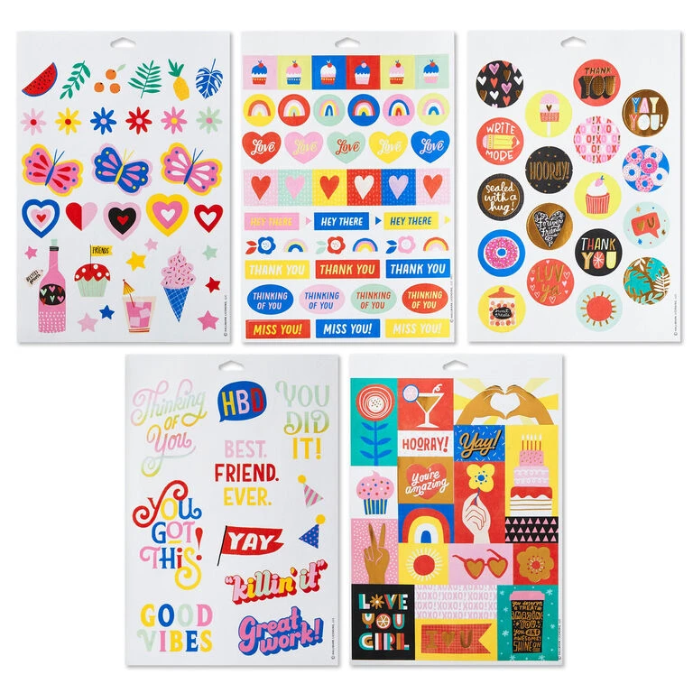 Hallmark Decorate And Send Colorful Sticker Book 3 Hallmark Decorate And Send Colorful Sticker Book