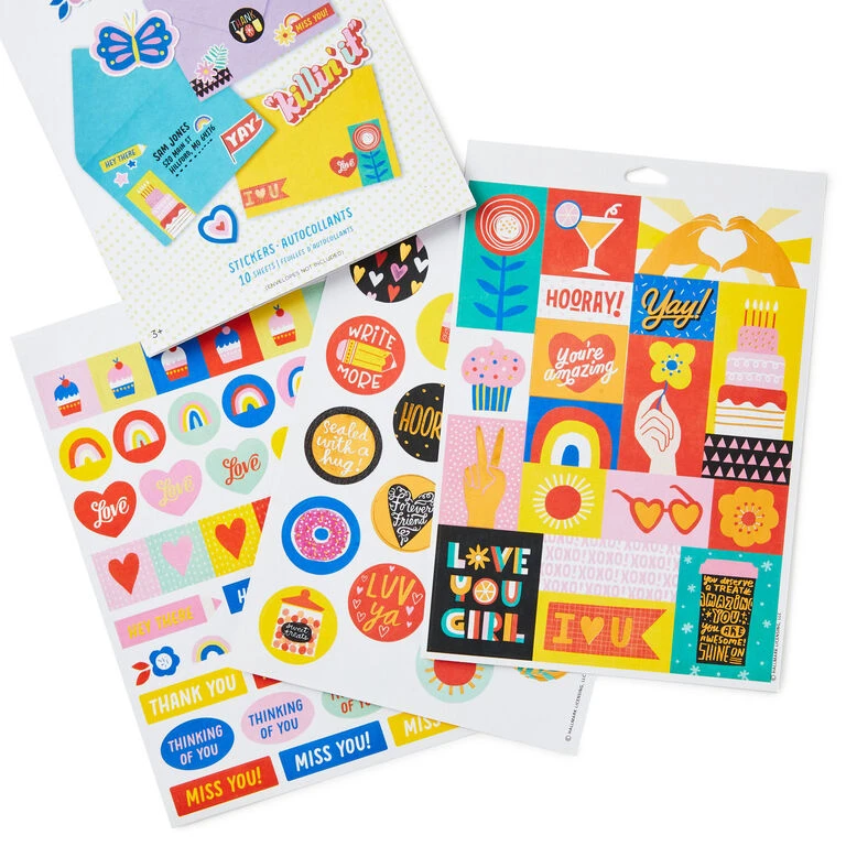 Hallmark Decorate And Send Colorful Sticker Book 4 Hallmark Decorate And Send Colorful Sticker Book - Image 2
