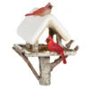 Hallmark Marjolein's Garden Winter Cardinals Ornament 2 Hallmark Marjolein's Garden Winter Cardinals Ornament -Hallmark Cardinals Birdfeeder Keepsake Ornament 1899QXR8099 01