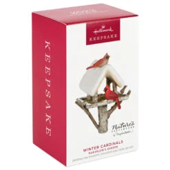 Hallmark Marjolein's Garden Winter Cardinals Ornament -Hallmark Cardinals Birdfeeder Keepsake Ornament 1899QXR8099 04