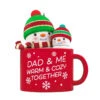 Hallmark Dad & Me Hot Cocoa Mug 2023 Ornament 2 Hallmark Dad & Me Hot Cocoa Mug 2023 Ornament -Hallmark Dad Me Snowmen in Mug Keepsake Ornament 1599QGO2579 01