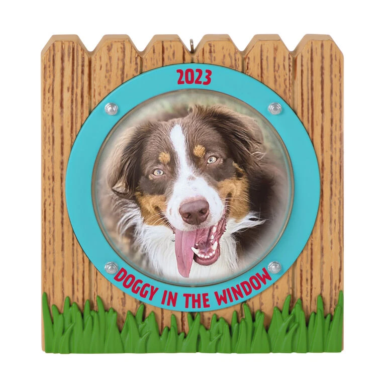 Hallmark Doggy In The Window 2023 Photo Frame Ornament 3 Hallmark Doggy In The Window 2023 Photo Frame Ornament
