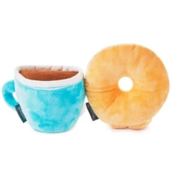 Hallmark Better Together Donut And Coffee Magnetic Plush, 5" -Hallmark Donut and Coffee Magnetic Plush 1KID2092 03