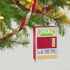 Hallmark Nellco Eggnog Machine Musical Ornament With Light 9 Hallmark Nellco Eggnog Machine Musical Ornament With Light -Hallmark Eggnog Vending Machine Keepsake Ornament 2599QGO2649 02