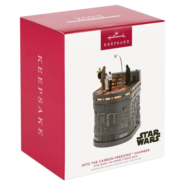 Hallmark Star Wars: The Empire Strikes Back™ Into The Carbon-Freezing™ Chamber Ornament With Light, Sound And Motion 6 Hallmark Star Wars: The Empire Strikes Back™ Into The Carbon-Freezing™ Chamber Ornament With Light, Sound And Motion - Image 4