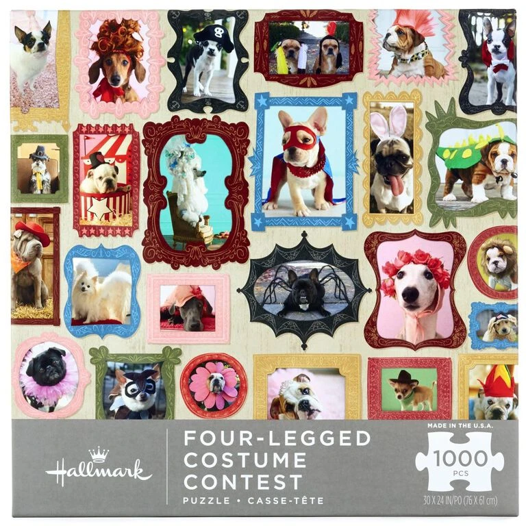 Hallmark Four-Legged Costume Contest 1,000-Piece Puzzle 3 Hallmark Four-Legged Costume Contest 1,000-Piece Puzzle