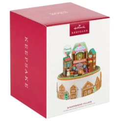 Hallmark Gingerbread Village Musical Ornament With Light And Motion -Hallmark Gingerbread Village With Train Keepsake Ornament 6499QGO2687 04
