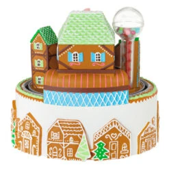Hallmark Gingerbread Village Musical Ornament With Light And Motion -Hallmark Gingerbread Village With Train Keepsake Ornament 6499QGO2687 06