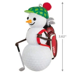 Hallmark Jolly Golfer 2023 Ornament -Hallmark Golf Ball Snowman Keepsake Ornament 1899QGO2939 03