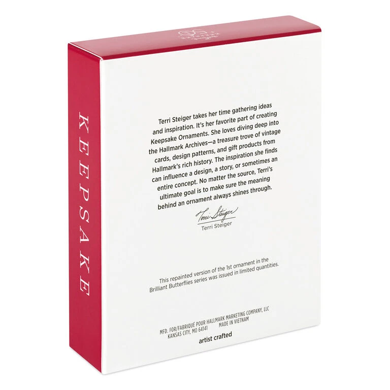 Hallmark Brilliant Butterflies Special Edition Ornament 7 Hallmark Brilliant Butterflies Special Edition Ornament - Image 5