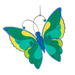 Hallmark Brilliant Butterflies Special Edition Ornament 13 Hallmark Brilliant Butterflies Special Edition Ornament -Hallmark Green and Blue Butterfly Keepsake Ornament 1999QGO2799 06