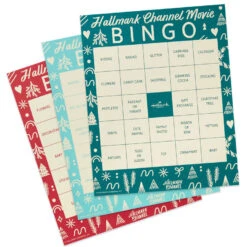 Hallmark Channel Movie Bingo Game Pad -Hallmark Hallmark Channel Bingo TearOff Game Pad 1XKT3502 03