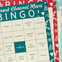 Hallmark Channel Movie Bingo Game Pad -Hallmark Hallmark Channel Bingo TearOff Game Pad 1XKT3502 04