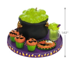 Hallmark Season's Treatings Halloween Party 2023 Ornament 10 Hallmark Season's Treatings Halloween Party 2023 Ornament -Hallmark Halloween Treats Tray Keepsake Ornament 1799QFO5337 03