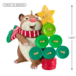 Hallmark Cute As A Button Ornament 10 Hallmark Cute As A Button Ornament -Hallmark Hamster With Button Tree Keepsake Ornament 1599QXR8259 03