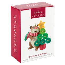 Hallmark Cute As A Button Ornament 11 Hallmark Cute As A Button Ornament -Hallmark Hamster With Button Tree Keepsake Ornament 1599QXR8259 04