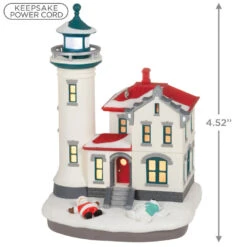 Hallmark Holiday Lighthouse 2023 Ornament With Light 10 Hallmark Holiday Lighthouse 2023 Ornament With Light -Hallmark Holiday Lighthouse Keepsake Ornament 2799QXR8237 03