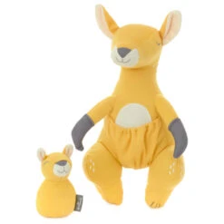 Hallmark Kangaroo And Baby Joey Stuffed Animal And Rattle Set 7 Hallmark Kangaroo And Baby Joey Stuffed Animal And Rattle Set -Hallmark Kangaroo and Baby Joey Plush and Rattle Set 1BBY4819 03