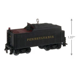 Hallmark Lionel® Pennsylvania K4 Tender Metal Ornament -Hallmark Lionel Trains Black Engine Keepsake Ornament 2199QXI6377 03