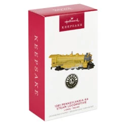 Hallmark Lionel® Trains Yellow 1361 Pennsylvania K4 Steam Locomotive Metal Ornament -Hallmark Lionel Trains Engine Keepsake Ornament 2199QXE3267 04