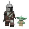 Hallmark The Mandalorian™ And Grogu™ LEGO® Star Wars™ Minifigure Ornaments, Set Of 2 -Hallmark Mandalorian Grogu LEGO Minifig Keepsake Ornaments 2499QXI7079 01