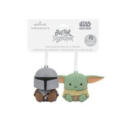 Better Together Star Wars: The Mandalorian™ And Grogu™ Magnetic Hallmark Ornaments, Set Of 2 10 Better Together Star Wars: The Mandalorian™ And Grogu™ Magnetic Hallmark Ornaments, Set Of 2 -Hallmark Mandalorian and Grogu Christmas Ornaments 3HCM2401 04