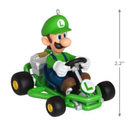 Hallmark Nintendo Mario Kart™ Luigi Ornament 10 Hallmark Nintendo Mario Kart™ Luigi Ornament -Hallmark Mario Kart Luigi Keepsake Ornament 1899QXI6337 03