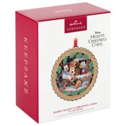Hallmark Disney Mickey's Christmas Carol 40th Anniversary Papercraft Ornament -Hallmark Mickeys Christmas Carol Characters Keepsake Ornament 1999QXD6669 04