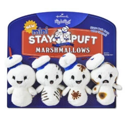 Hallmark Itty Bittys® Ghostbusters: Afterlife™ Mini Stay Puft Marshmallows Plush, Set Of 4 -Hallmark Mini Stay Puft Marshmallows Ghostbusters Afterlife itty bittys 1KDD1890 03