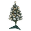 Hallmark Mini Flocked Pre-Lit Christmas Tree, 18.75" 1 Hallmark Mini Flocked Pre-Lit Christmas Tree, 18.75" -Hallmark Miniature Flocked PreLit Keepsake Christmas Tree 2999QSB6339 01
