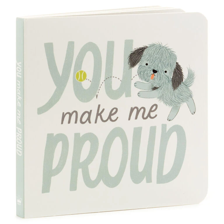 Hallmark MopTops Shaggy Dog Stuffed Animal With You Make Me Proud Board Book 6 Hallmark MopTops Shaggy Dog Stuffed Animal With You Make Me Proud Board Book - Image 4
