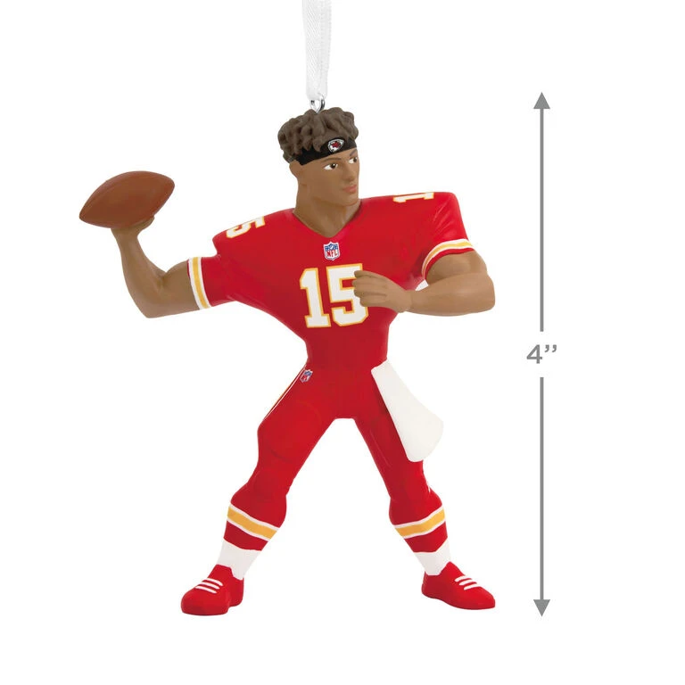 NFL Kansas City Chiefs Patrick Mahomes II Hallmark Ornament 5 NFL Kansas City Chiefs Patrick Mahomes II Hallmark Ornament - Image 3