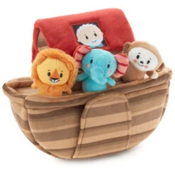 Hallmark 11 Hallmark Noah's Ark And Animals Plush Playset, 7 Pieces