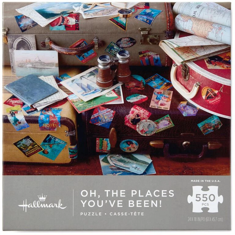 Hallmark Oh, The Places You’ve Been! Travel Themed 550-Piece Puzzle 3 Hallmark Oh, The Places You’ve Been! Travel Themed 550-Piece Puzzle