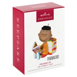 Hallmark The Peanuts® Gang Franklin Ornament 11 Hallmark The Peanuts® Gang Franklin Ornament -Hallmark Peanuts Franklin Reading Comics Keepsake Ornament 1899QXE3289 04