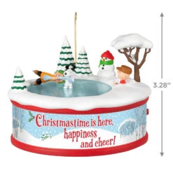 Hallmark The Peanuts® Gang Christmastime Is Here Musical Ornament With Motion 10 Hallmark The Peanuts® Gang Christmastime Is Here Musical Ornament With Motion -Hallmark Peanuts Gang Ice Skating Keepsake Ornament 3999QXI7037 03