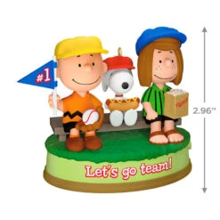Hallmark The Peanuts® Gang Batter Up! Musical Ornament 9 Hallmark The Peanuts® Gang Batter Up! Musical Ornament -Hallmark Peanuts Gang Watching Baseball Keepsake Ornament 3299QXI7059 03