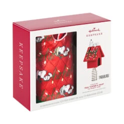 Hallmark Mini The Peanuts® Gang Snoopy Christmas Tree Topper And Tree Skirt, Set Of 2 14 Hallmark Mini The Peanuts® Gang Snoopy Christmas Tree Topper And Tree Skirt, Set Of 2 -Hallmark Peanuts Snoopy Mini Keepsake Tree Skirt and Topper 2599QSB6249 05