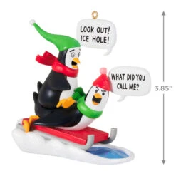 Hallmark What Did You Call Me? Ornament 10 Hallmark What Did You Call Me? Ornament -Hallmark Penguins Sledding Keepsake Ornament 2099QGO2867 03