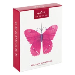 Hallmark Brilliant Butterflies Ornament 11 Hallmark Brilliant Butterflies Ornament -Hallmark Pink and Purple Butterfly Keepsake Ornament 1799QXR8077 04