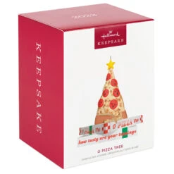 Hallmark O Pizza Tree Ornament 11 Hallmark O Pizza Tree Ornament -Hallmark Pizza Christmas Tree on Boxes Keepsake Ornament 1799QGO2857 04