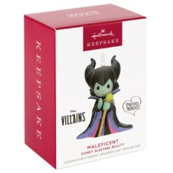 Hallmark Disney Precious Moments Maleficent Porcelain Ornament -Hallmark Precious Moments Maleficent Keepsake Ornament 2999QXE3279 04