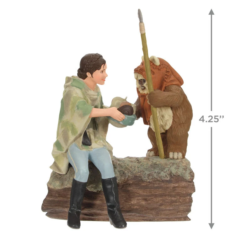 Hallmark Star Wars: Return Of The Jedi™ A Curious Encounter On Endor™ Ornament 5 Hallmark Star Wars: Return Of The Jedi™ A Curious Encounter On Endor™ Ornament - Image 3